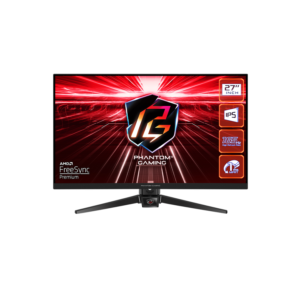 ASROCK PG27FF1A 27" FHD Flat 1920 x 1080 IPS 165Hz 2xHDMI 2.0 1xDP 1.2 2W*2 ACCESSORIES
