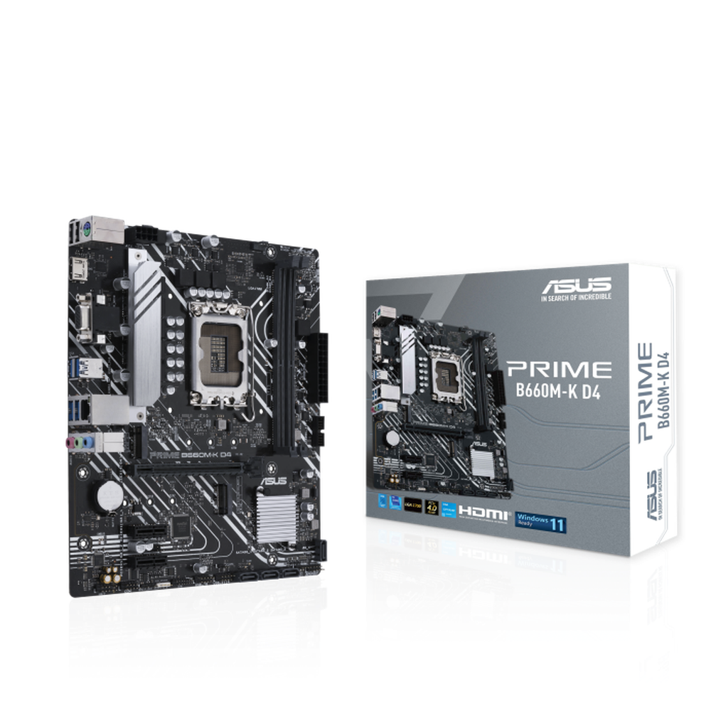 ASUS INTEL B660 mATX motherboard DDR4