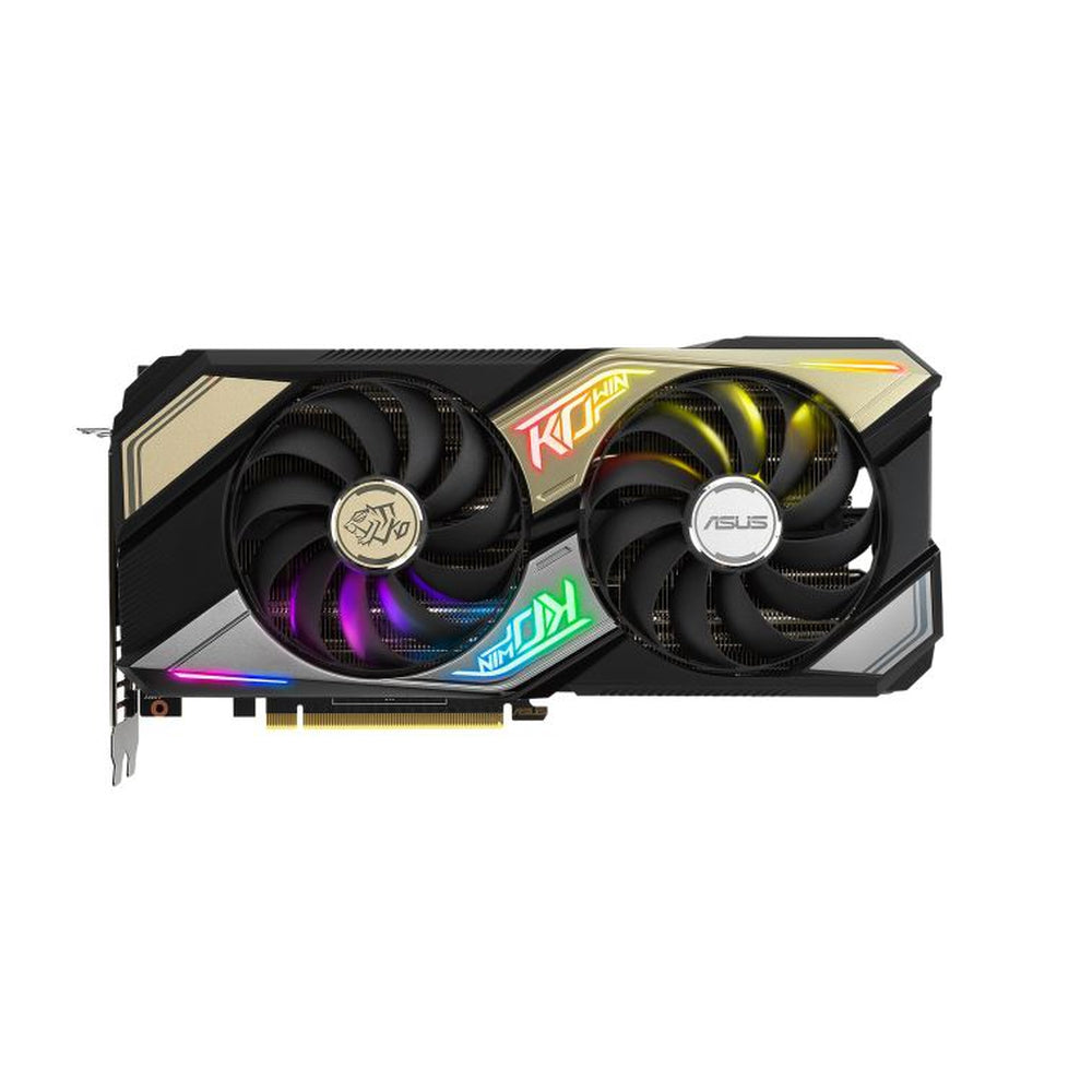 Asus NVIDIA ASUS KO GeForce RTX 3060 Ti V2 8GB GDDR6 with LHR adds a touch of flair to the next-gen gaming experience. 2 Fans