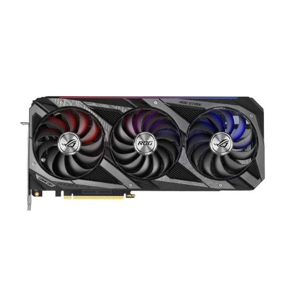 Asus NVIDIA ROG Strix GeForce RTX 3080 Ti OC Edition 12GB GDDR6X buffed-up design with chart-topping thermal performance.