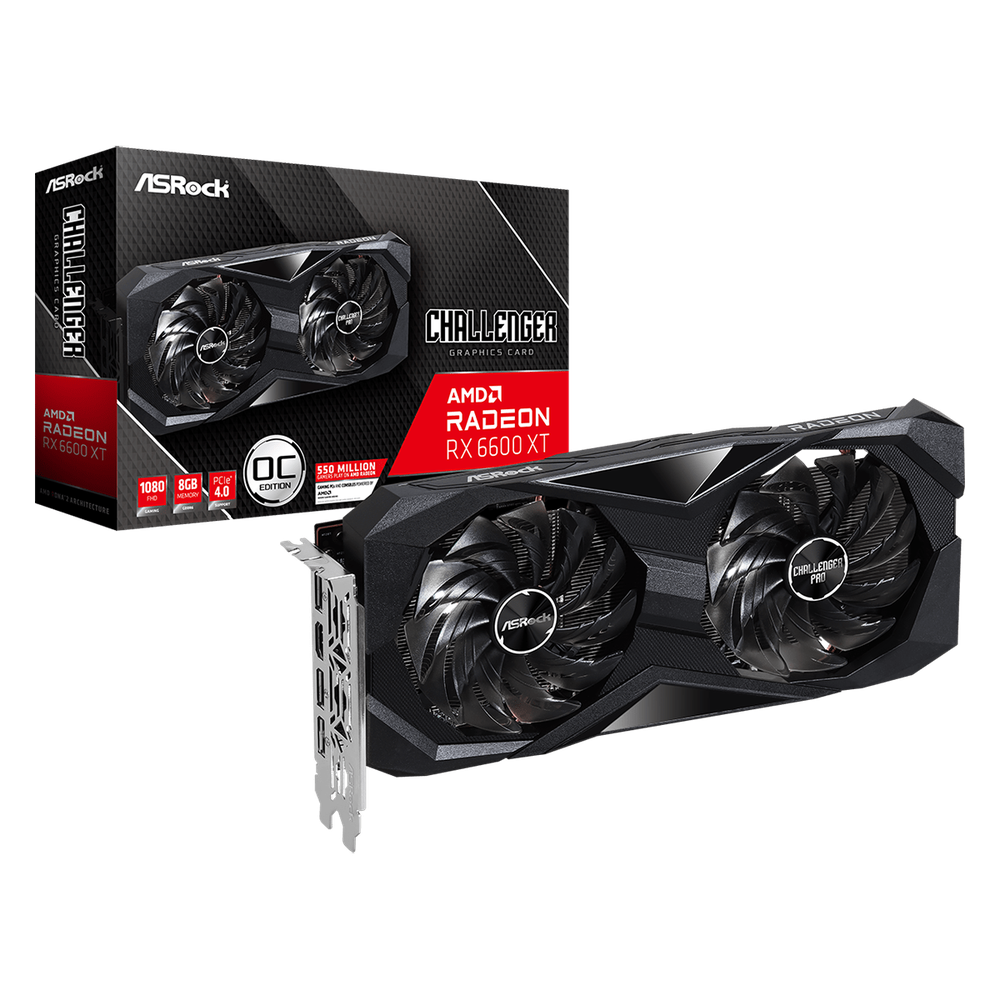 ASRock AMD RX6600XT-CLD-8GO Graphic Card