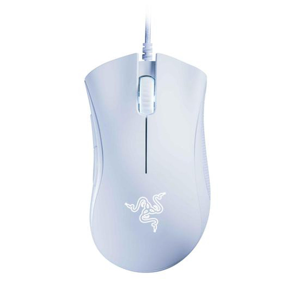 Razer DeathAdder Essential White Edition-Ergonomic Wired Gaming Mouse-FRML Packaging