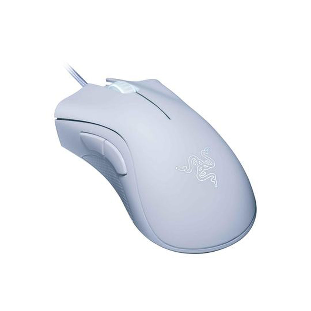 Razer DeathAdder Essential White Edition-Ergonomic Wired Gaming Mouse-FRML Packaging