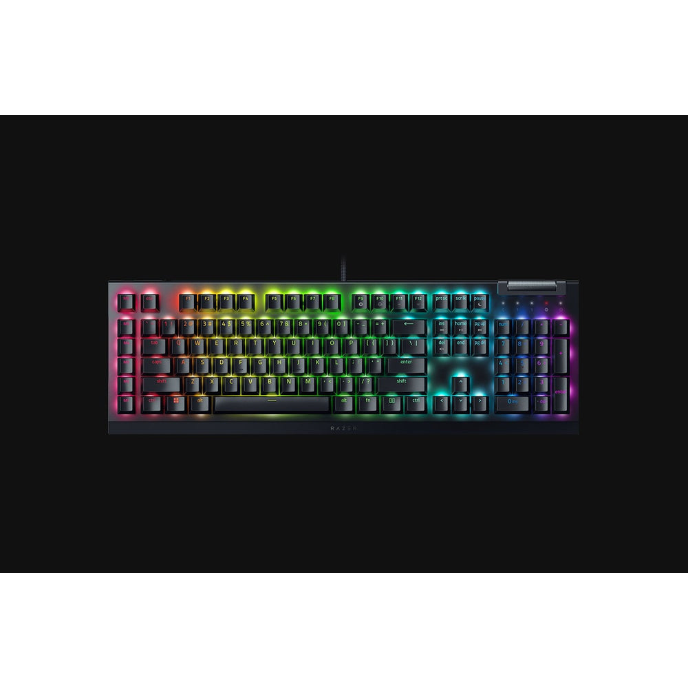 Razer BlackWidow V4 X-Mechanical Gaming Keyboard (Green Switch)-US Layout-FRML