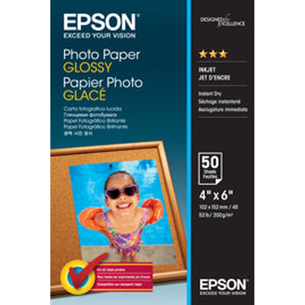 Epson Photo Paper Glossy 6 x 4 " 50 sheets