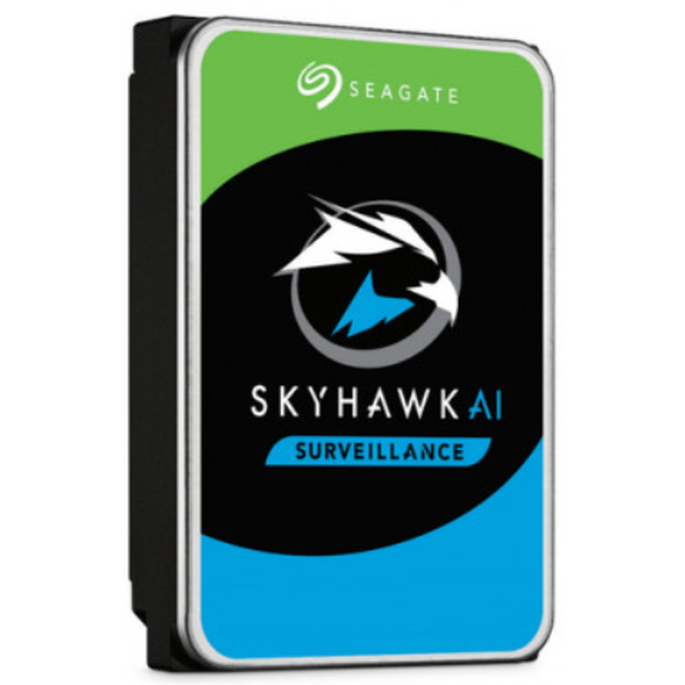 Seagate SkyHawk AI Surveillance 3.5" HDD 8TB  SATA 6Gb/s 7200RPM 256MB Cache  or 2M Hours