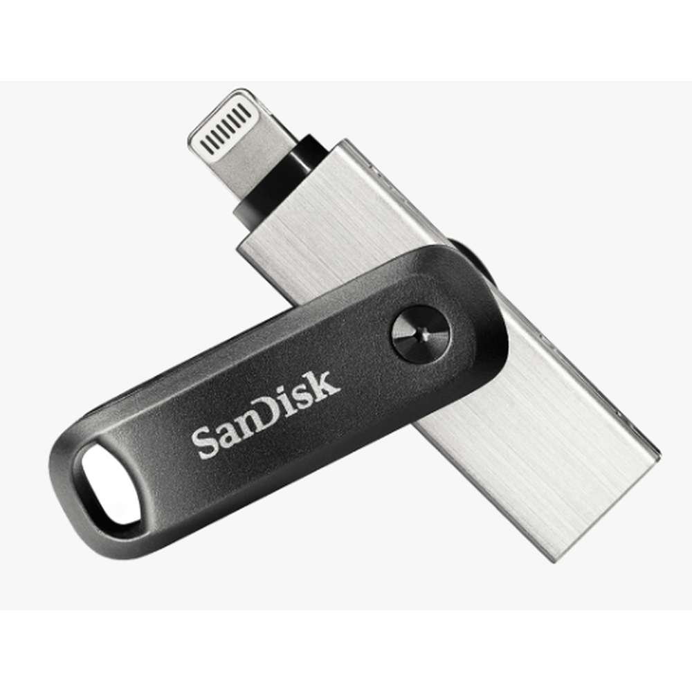 SanDisk iXpand Flash Drive Go SDIX60N 128GB Black iOS USB 3.0 2Y