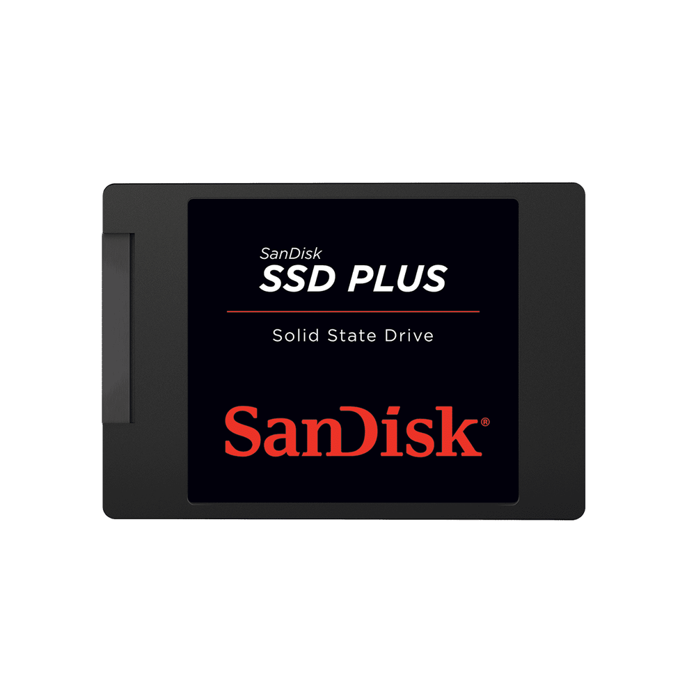 SanDisk SSD PLUS 480GB 2.5" SATA3 Seq. Read:535MB/s Seq. Write:445MB/s