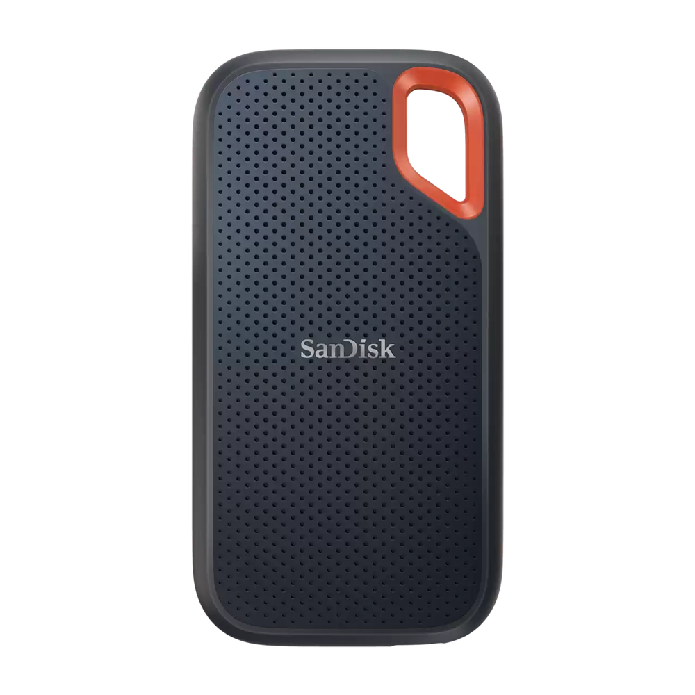 SanDisk Extreme Portable SSD E61 1TB USB 3.2 Gen 2 Type C & Type A compatible Read speed up to 1050MB/s Write speed up to 1000MB/s 5Y