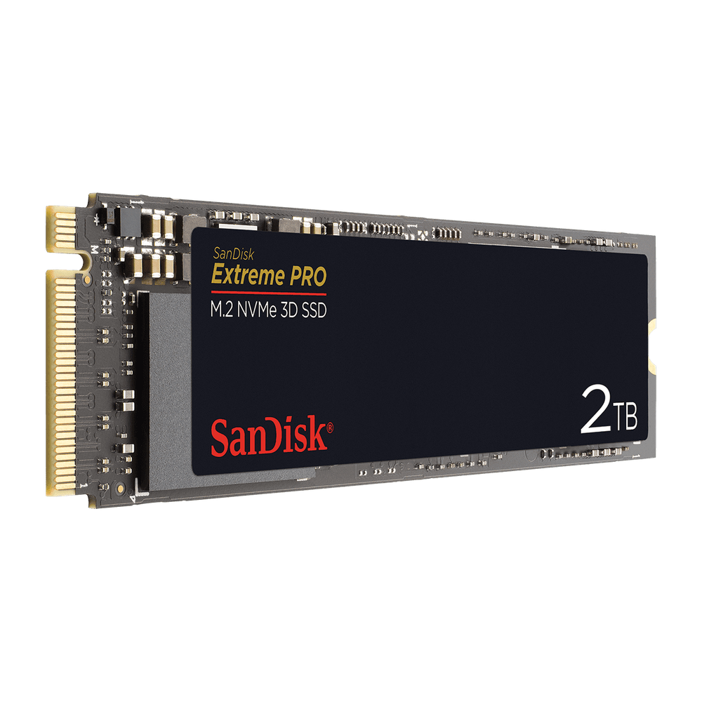 SanDisk SSD Extreme PRO 2TB M.2 2280 NVMe 3D Seq. Read 3400MB/s Seq. Write 2900MB/s 5 Years