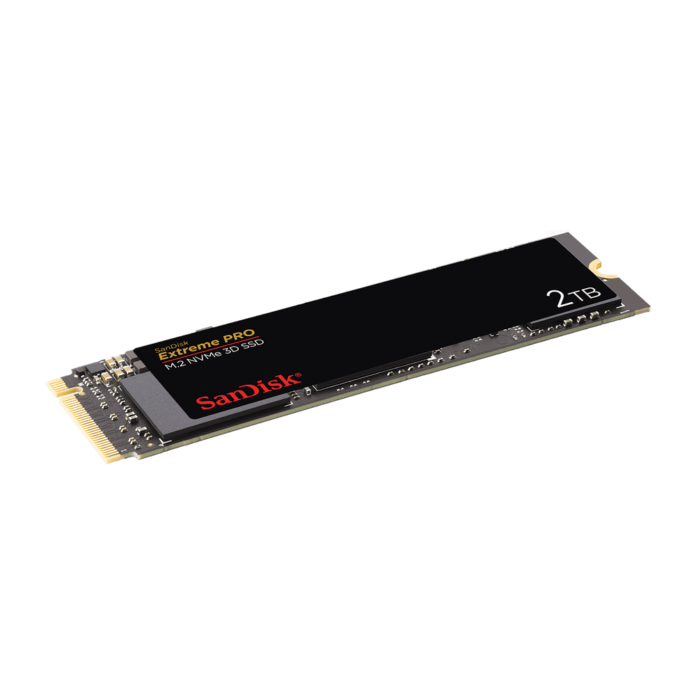 SanDisk SSD Extreme PRO 2TB M.2 2280 NVMe 3D Seq. Read 3400MB/s Seq. Write 2900MB/s 5 Years