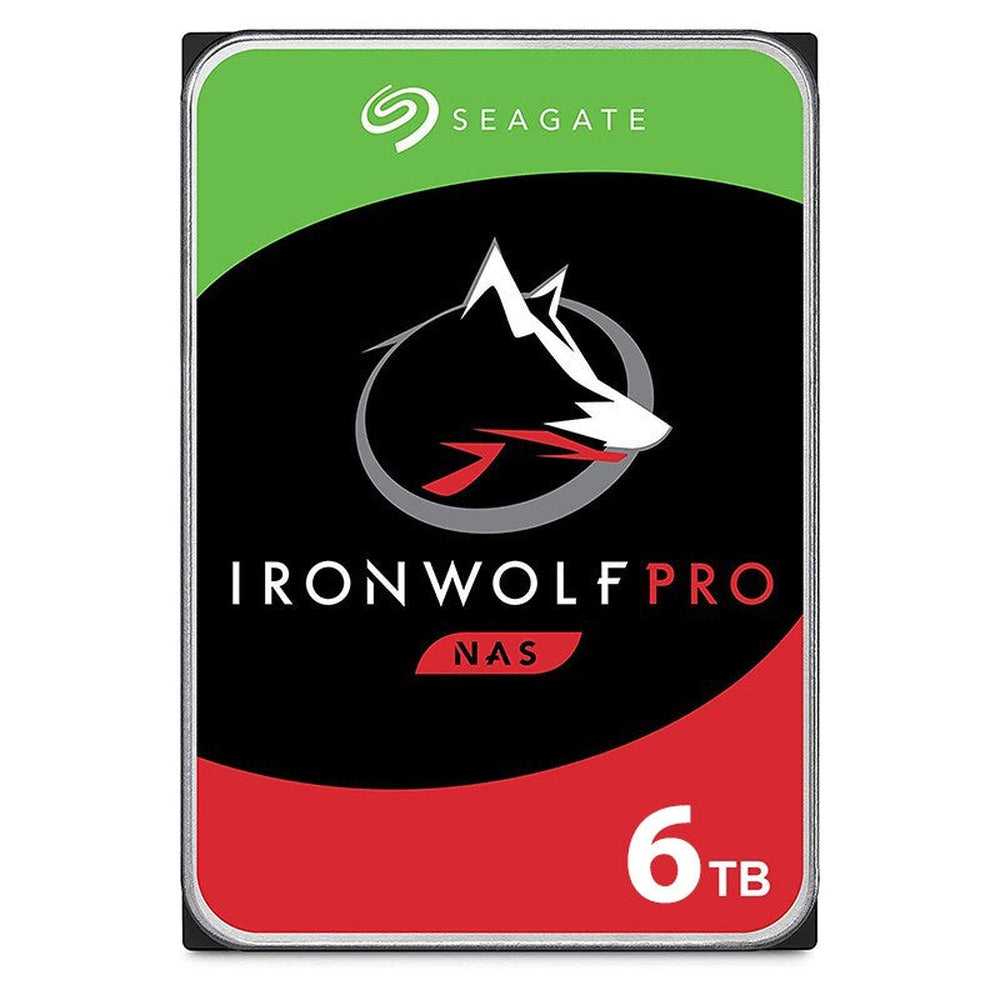 Seagate IronWolf Pro NAS 3.5" HDD 6TB SATA 6Gb/s 7200RPM 256MB Cache 5 Years or 1.2M Hours