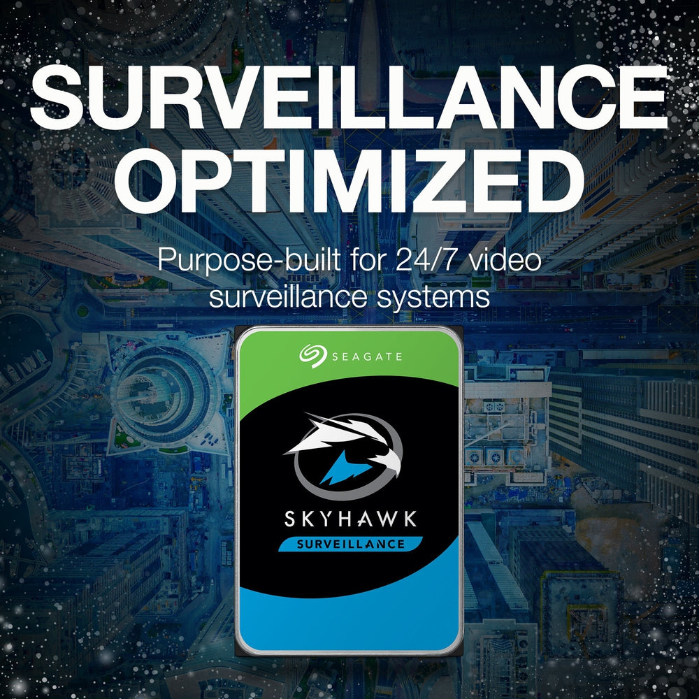 Seagate SkyHawk Surveillance 3.5" HDD 4TB SATA 6Gb/s Low-RPM 64MB Cache