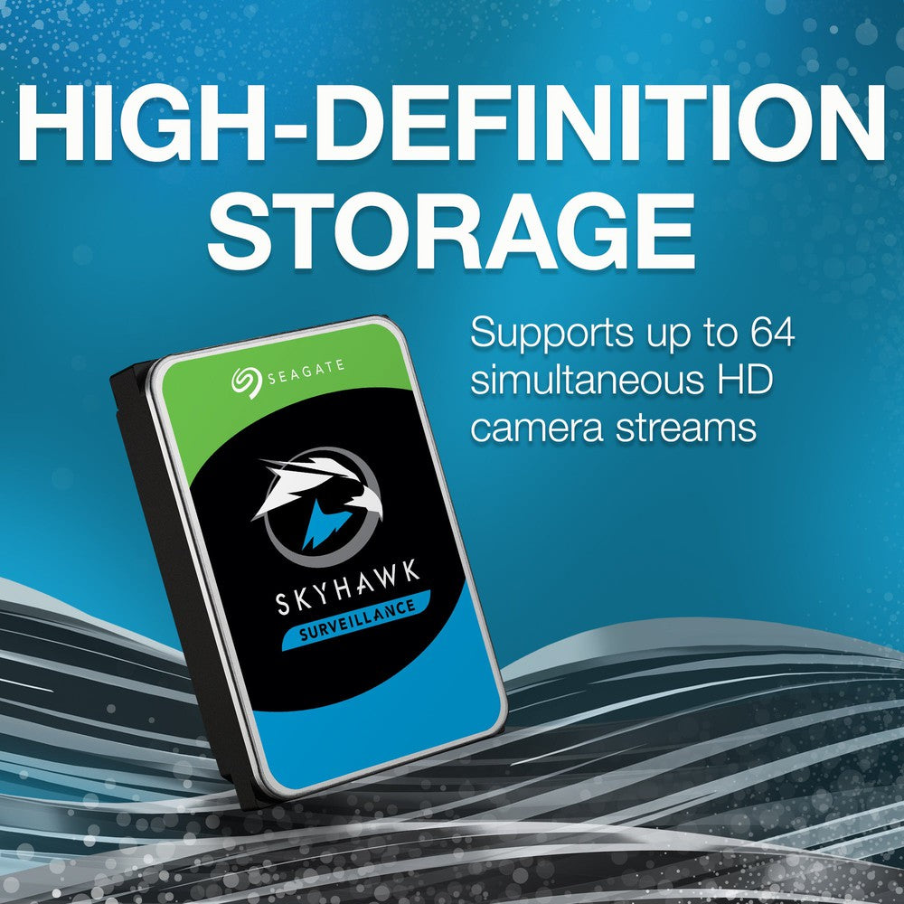 Seagate SkyHawk Surveillance 3.5" HDD 6TB SATA 6Gb/s 5400 RPM 256MB Cache