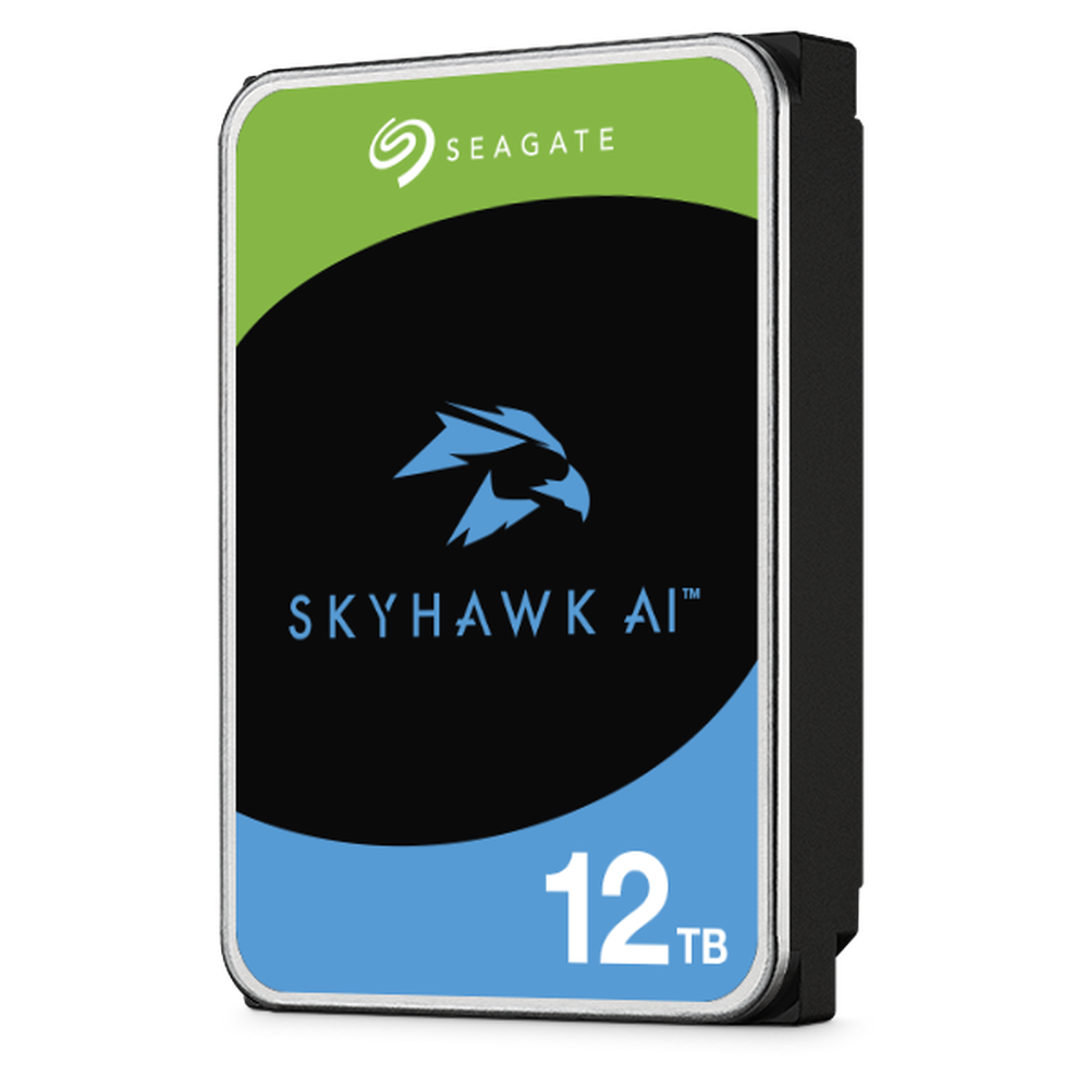 Seagate SkyHawk AI Surveillance 3.5" HDD 12TB  SATA 6Gb/s 7200RPM 256MB Cache 5 Years or 2M Hours