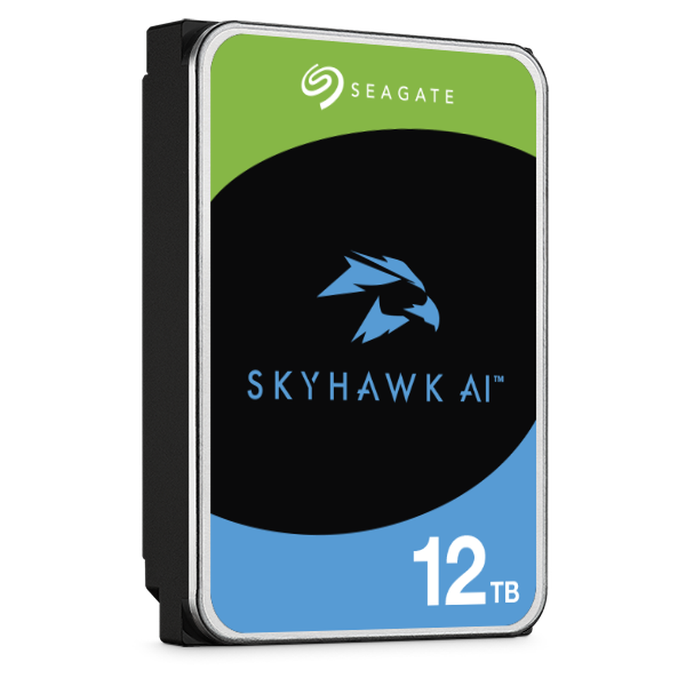 Seagate SkyHawk AI Surveillance 3.5" HDD 12TB  SATA 6Gb/s 7200RPM 256MB Cache 5 Years or 2M Hours
