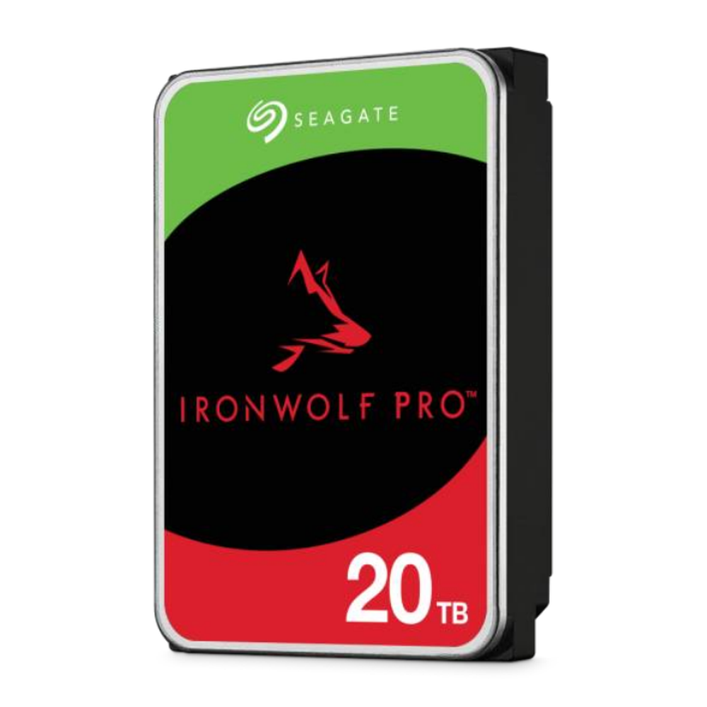 Seagate IronWolf Pro NAS 3.5" HDD 20TB SATA 6Gb/s 7200RPM 256MB Cache 5 Years or 1.2M Hours