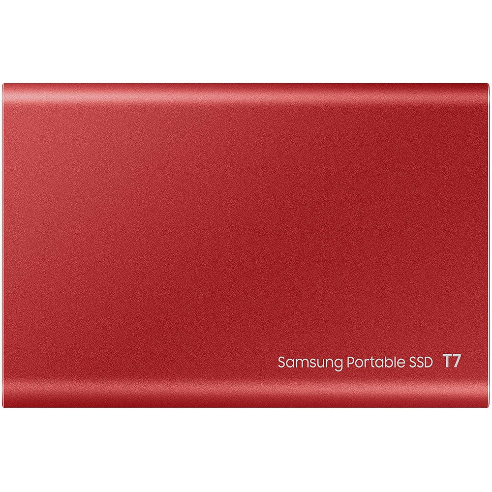 Samsung Portable SSD T7 1TB Metallic Red USB3.2 Type-C R/W(Max) 1050MB/s Aluminium Case