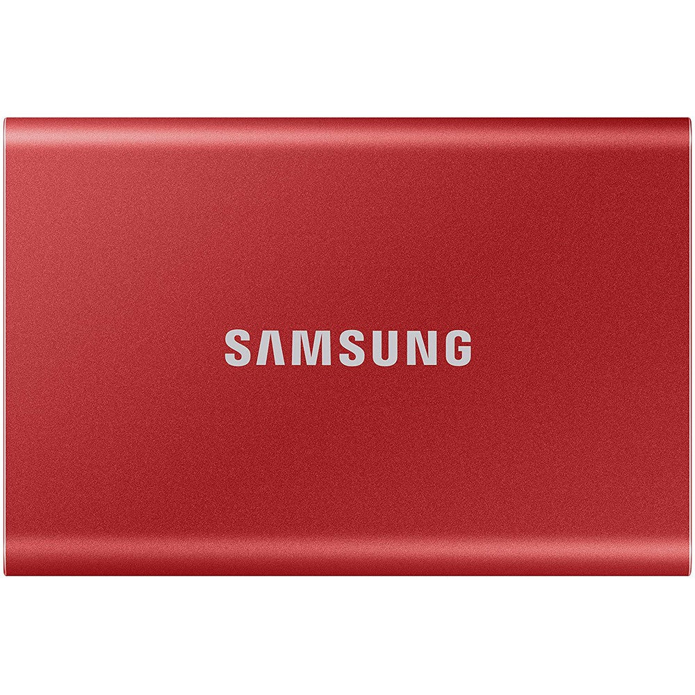 Samsung Portable SSD T7 1TB Metallic Red USB3.2 Type-C R/W(Max) 1050MB/s Aluminium Case