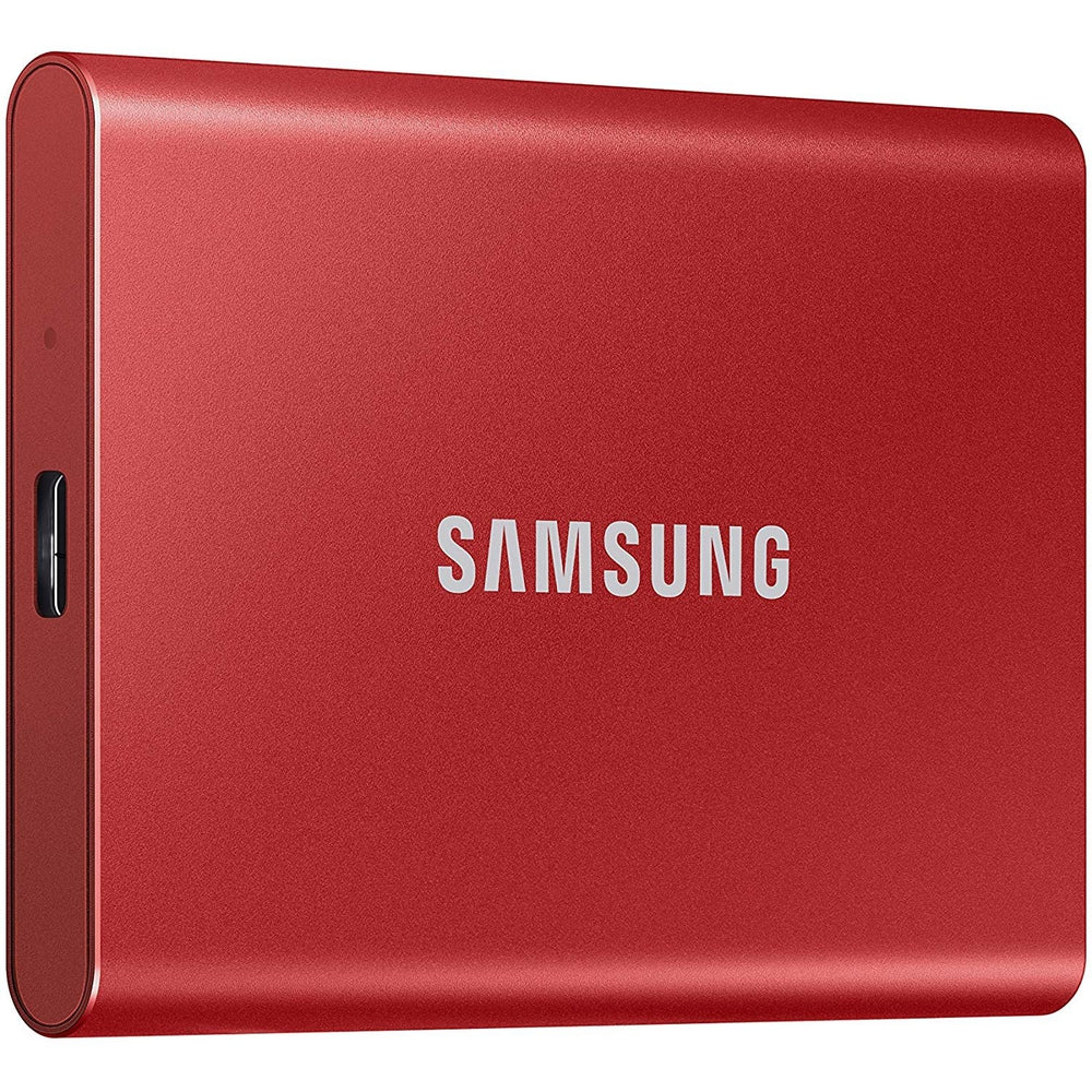 Samsung Portable SSD T7 1TB Metallic Red USB3.2 Type-C R/W(Max) 1050MB/s Aluminium Case
