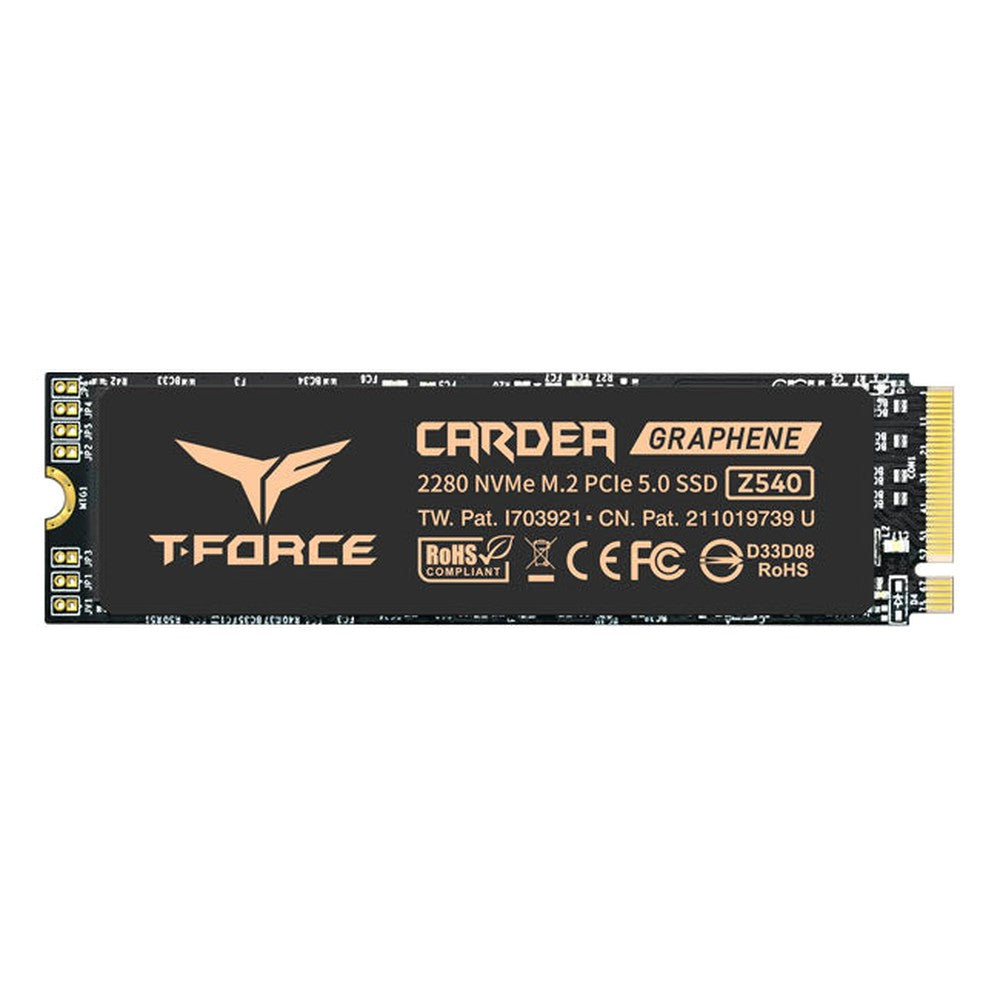 Team T-FORCE CARDEA Z540 M.2 PCIe 5.0 SSD 2TB Read / Write: 2 TB Read / Write: up to 12000 / 10000 MB/s