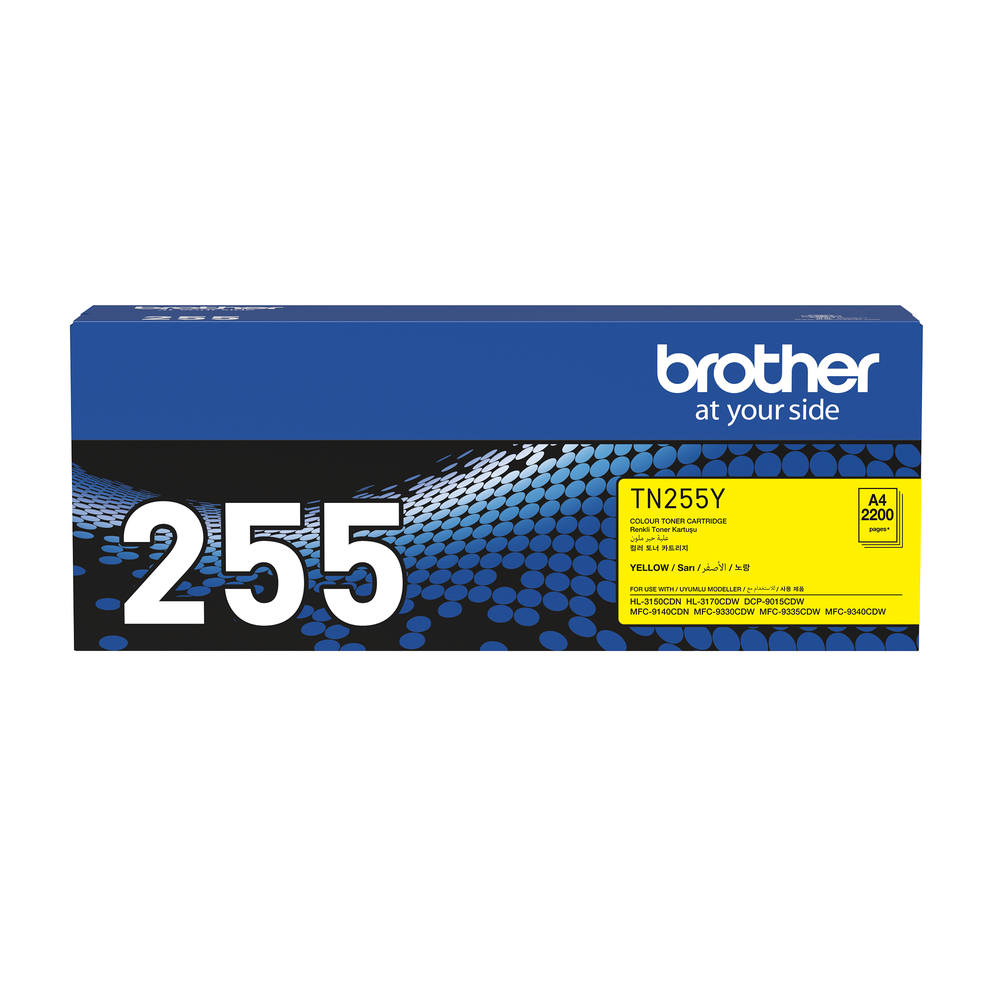 Brother YELLOW HIGH YIELD TN CART TO SUIT HL-3150CDN/3170CDW/MFC-9140CDN/9330CDW/9340CDW (2200 Pages)