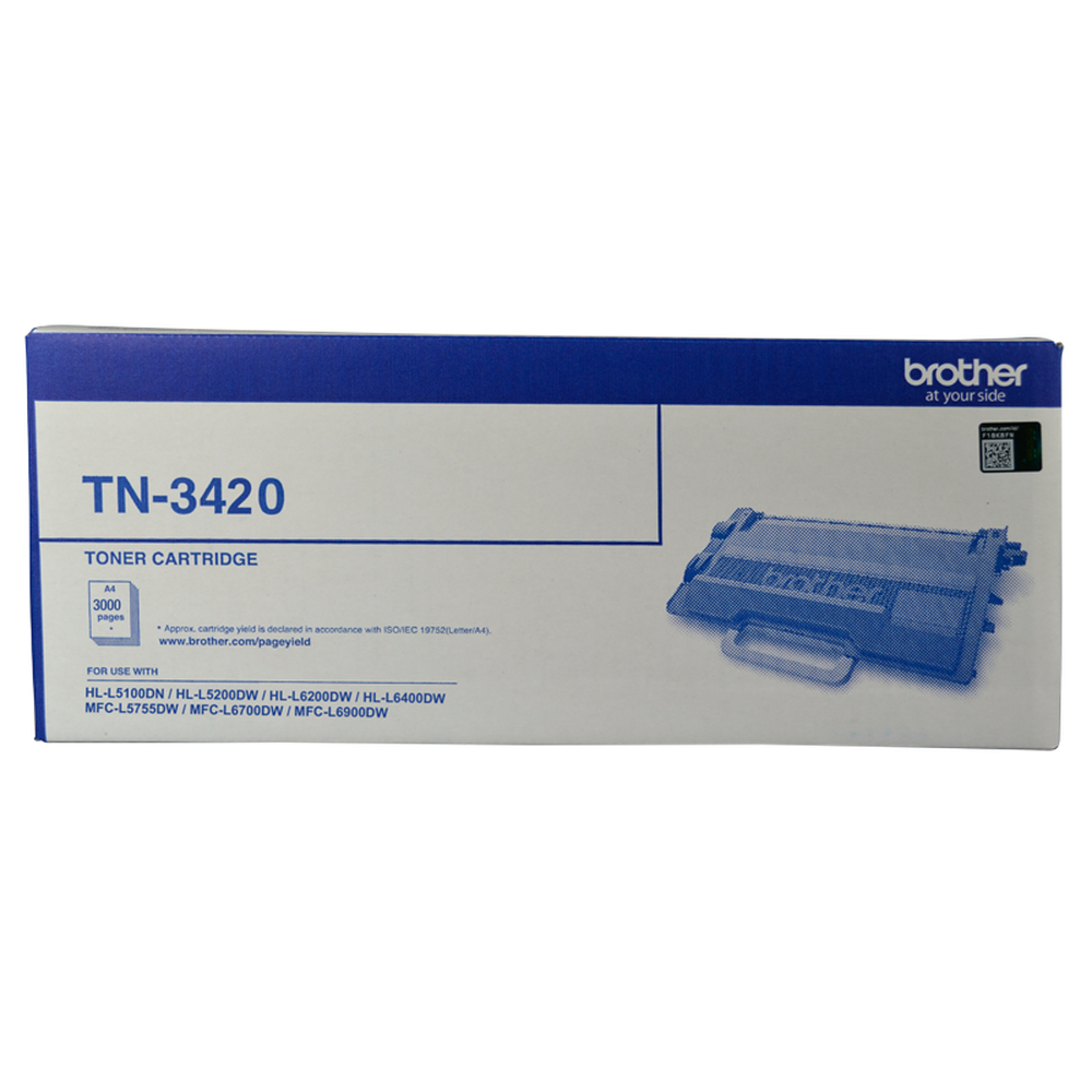 Brother MONO LASER TONER - HIGH YIELD UP TO 3000 PAGES - TO SUIT WITH HL-L5100DN/L5200DW/L6200DW/L6400DW & MFC-L5755DW/L6700DW/L6900DW