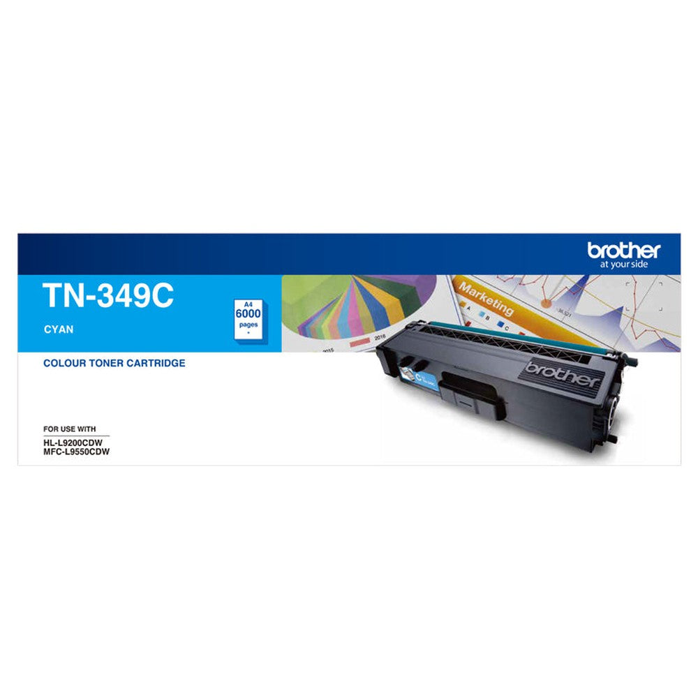 Brother SUPER HIGH YIELD CYAN TONER TO SUIT HL-L9200CDW MFC-L9550CDW - 6000Pages