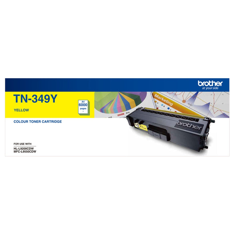 Brother SUPER HIGH YIELD YELLOW TONER TO SUIT HL-L9200CDW MFC-L9550CDW - 6000Pages