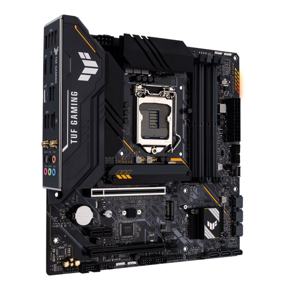 Asus Intel B560 (LGA 1200) mATX motherboard with PCIe 4.0 two M.2 slots 8+1 Power stages Realtek 2.5Gb Ethernet Intel Wi-Fi 6 DisplayPort 1.4