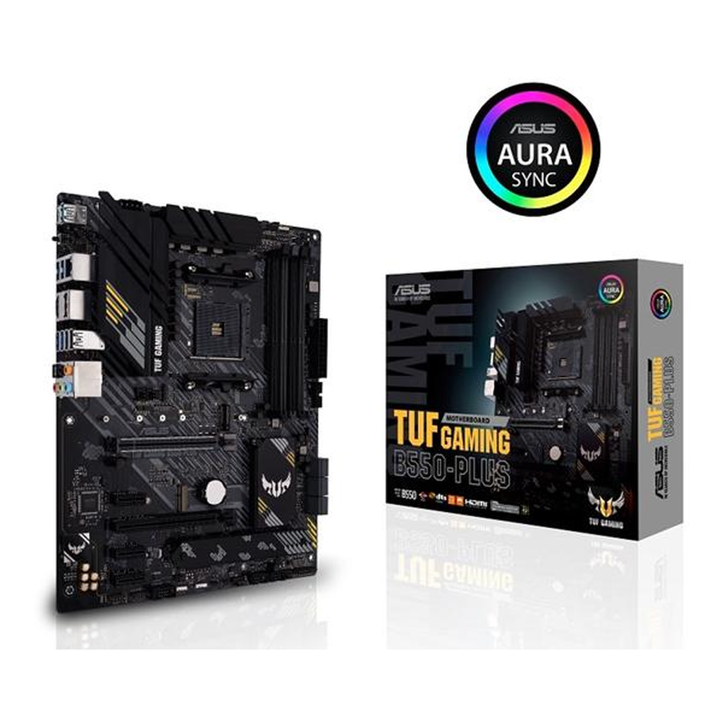 ASUS AMD B550 (Ryzen AM4) ATX gaming motherboard with PCIe 4.0 dual M.2 10 DrMOS power stages 2.5 Gb Ethernet HDMI DisplayPort