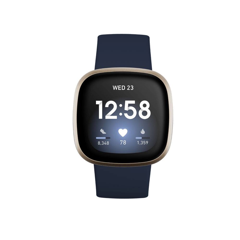 Fitbit Versa 3 Midnight/Soft Gold