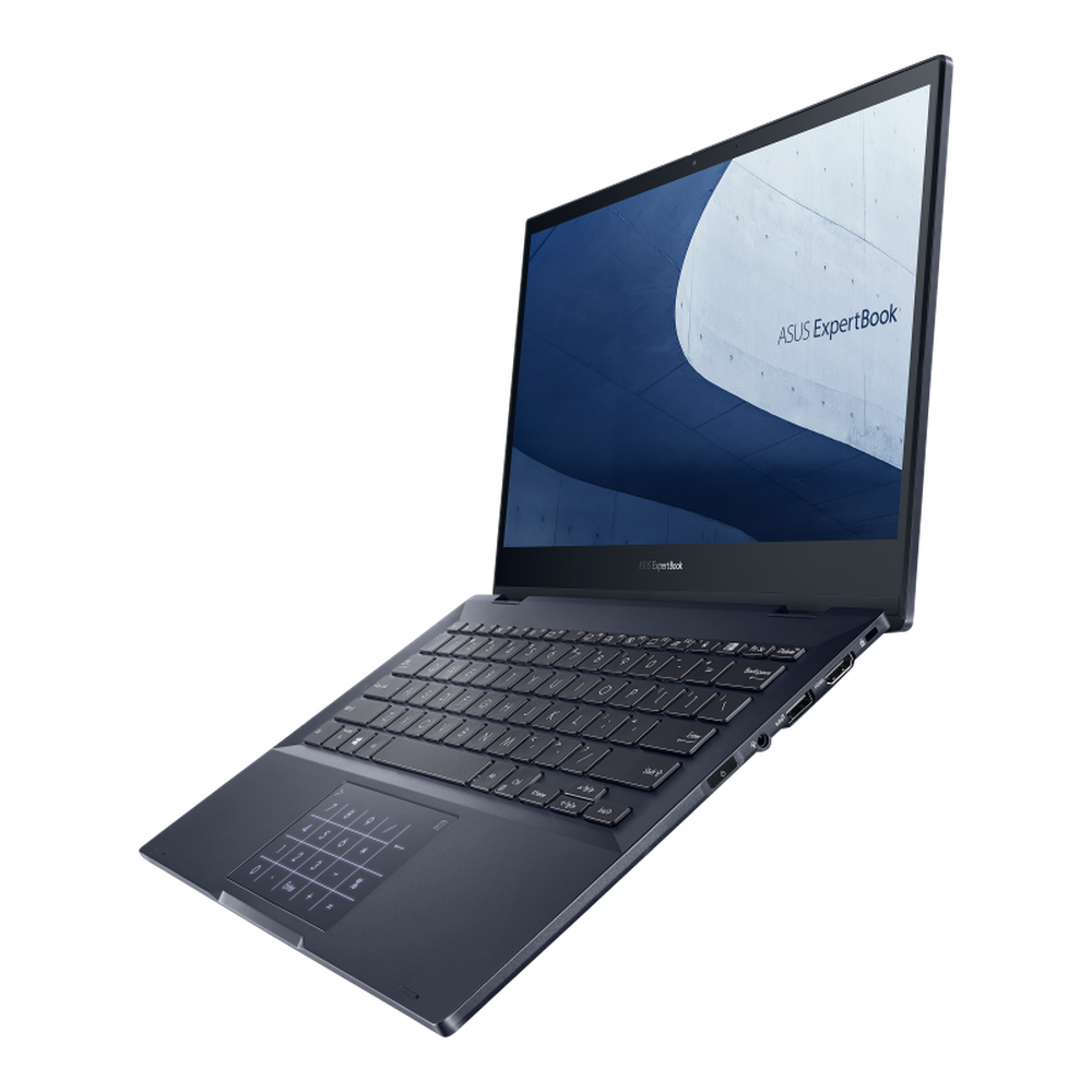 Asus ExpertBook i7-1165G7 WIN10-P 13.3" FHD OLED Flip Touch Stylus 16GB DDR4 512GB SSD 1 x HDMI 2.0b 1 x USB 3.2 2 x Thunderbolt 4  OSS + Batt