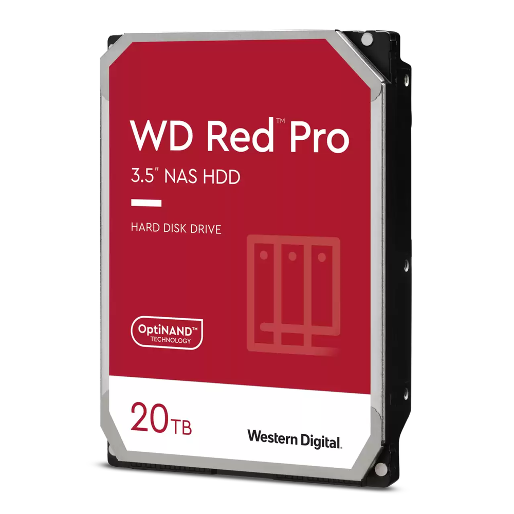 WD Red Pro20TB 3.5 form factor SATA 6 Gb/s 7200 RPM 512 cache 5 yrs