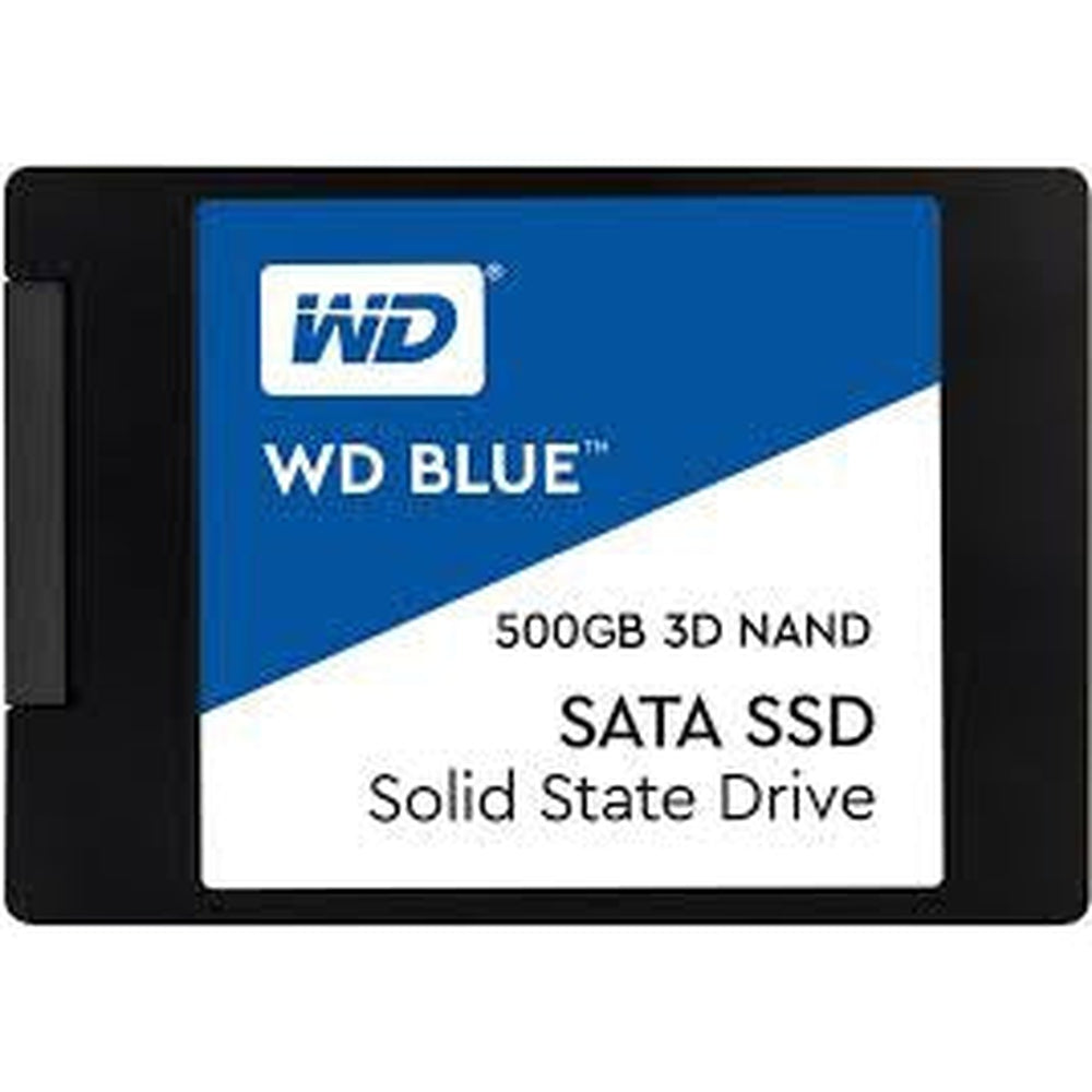 Western Digital WD Blue 3D NAND SSD 2.5 Form Factor SATA Interface 500GB CSSD Platform 5Yr