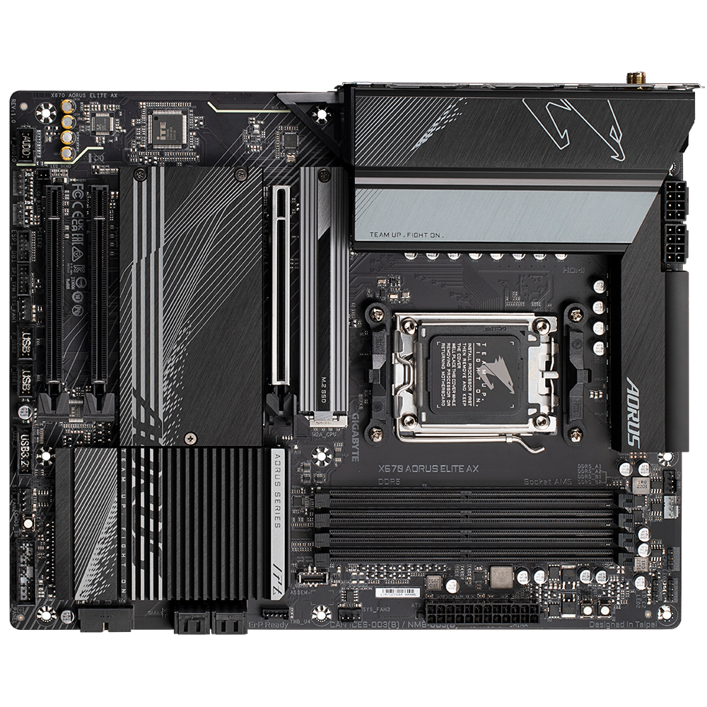Gigabyte AMD AM5 ATX X670 AORUS ELITE AX
