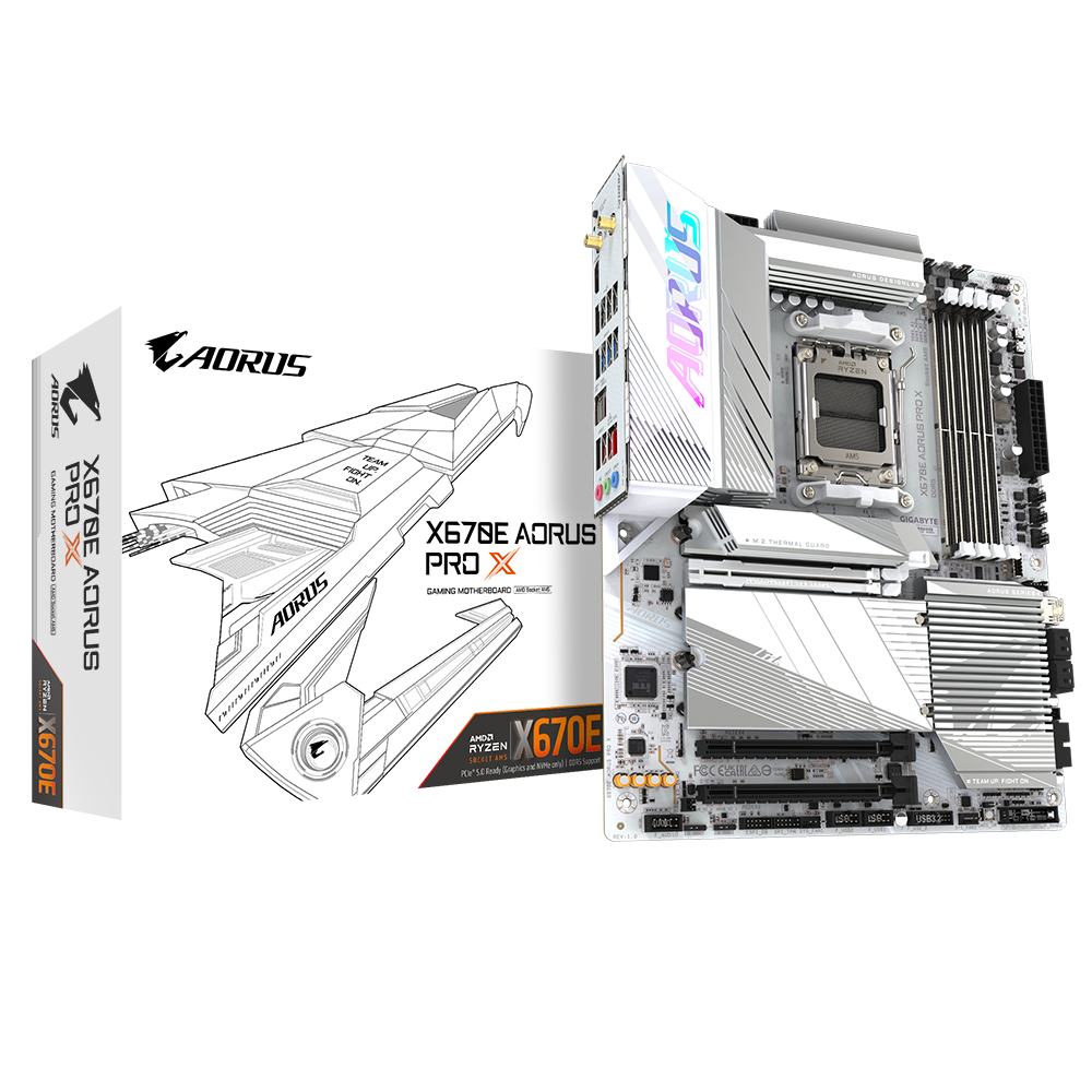 Gigabyte Model Name: X670E AORUS PRO X AMD AM5 X670/rev.1.1 ATX/Qualcomm QCNCM865