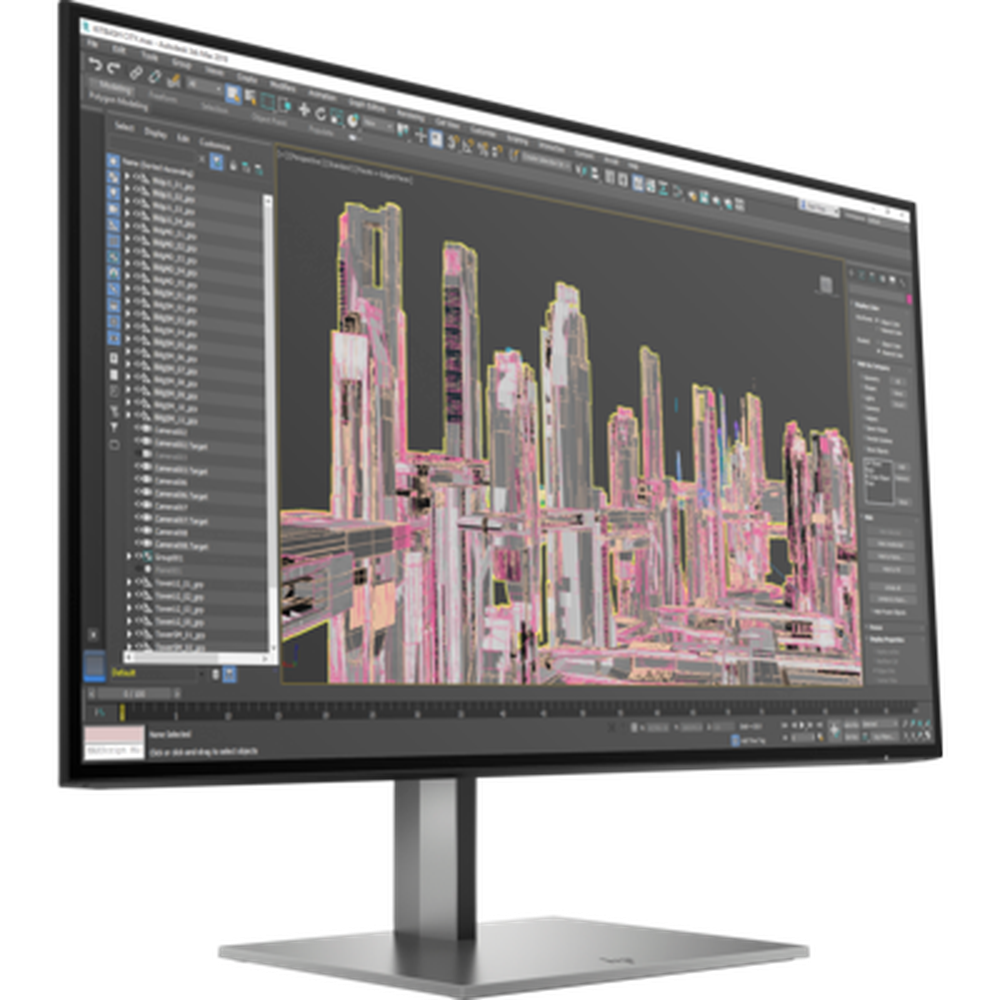 HP Z27u G3 27" QHD IPS 16:9 2560x1440 USB-C (100W PD) DP+HDMI Tilt Swivel Pivot Height USB 3 Yrs