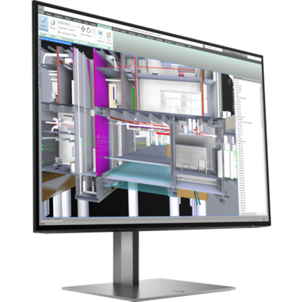 HP Z24u G3 24" WUXGA IPS 16:10 1920x1200 USB-C (100W PD) DP+HDMI Tilt Swivel Pivot Height USB 3 Yrs