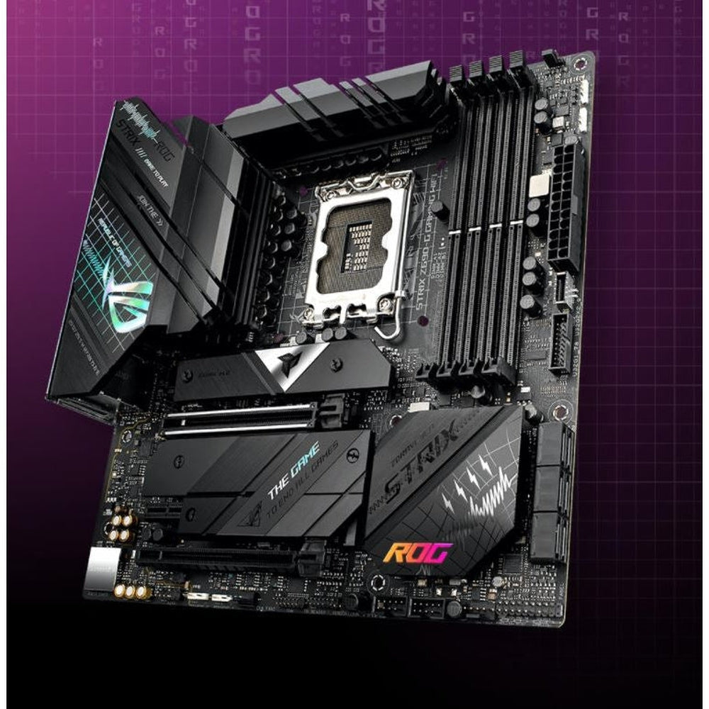 ASUS Intel Z690 LGA 1700 ATX motherboard with PCIe 5.0 14+1 DrMos DDR5 memory support Two-Way AI Noise Cancelation AI Overclocking AI Cooling
