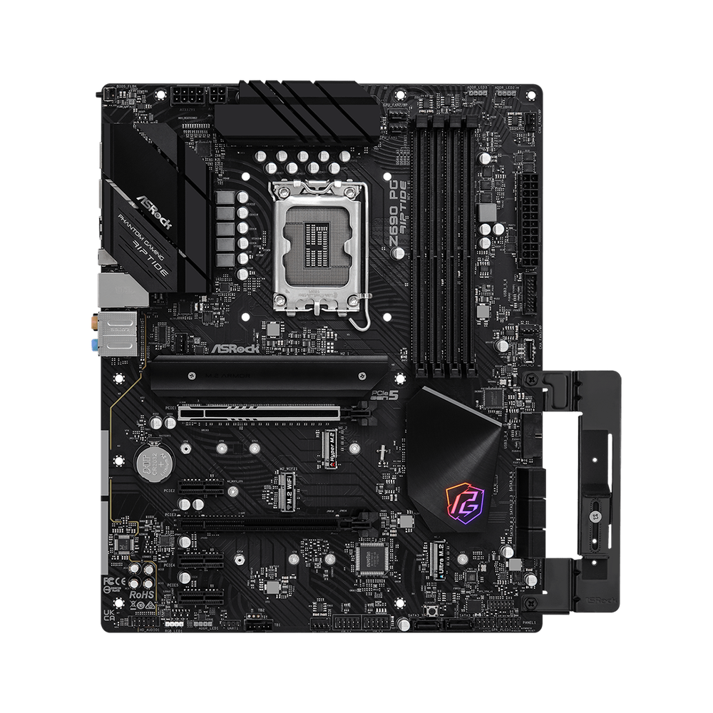Chipset Z690 Form Factor "ATX 12*9.6" PCB Layer 6 4 DIMMs DDR4 M.2 Heatsink 1 PCIe x16 2 (5.0x16 4.0x4) HDMI SATA3 8