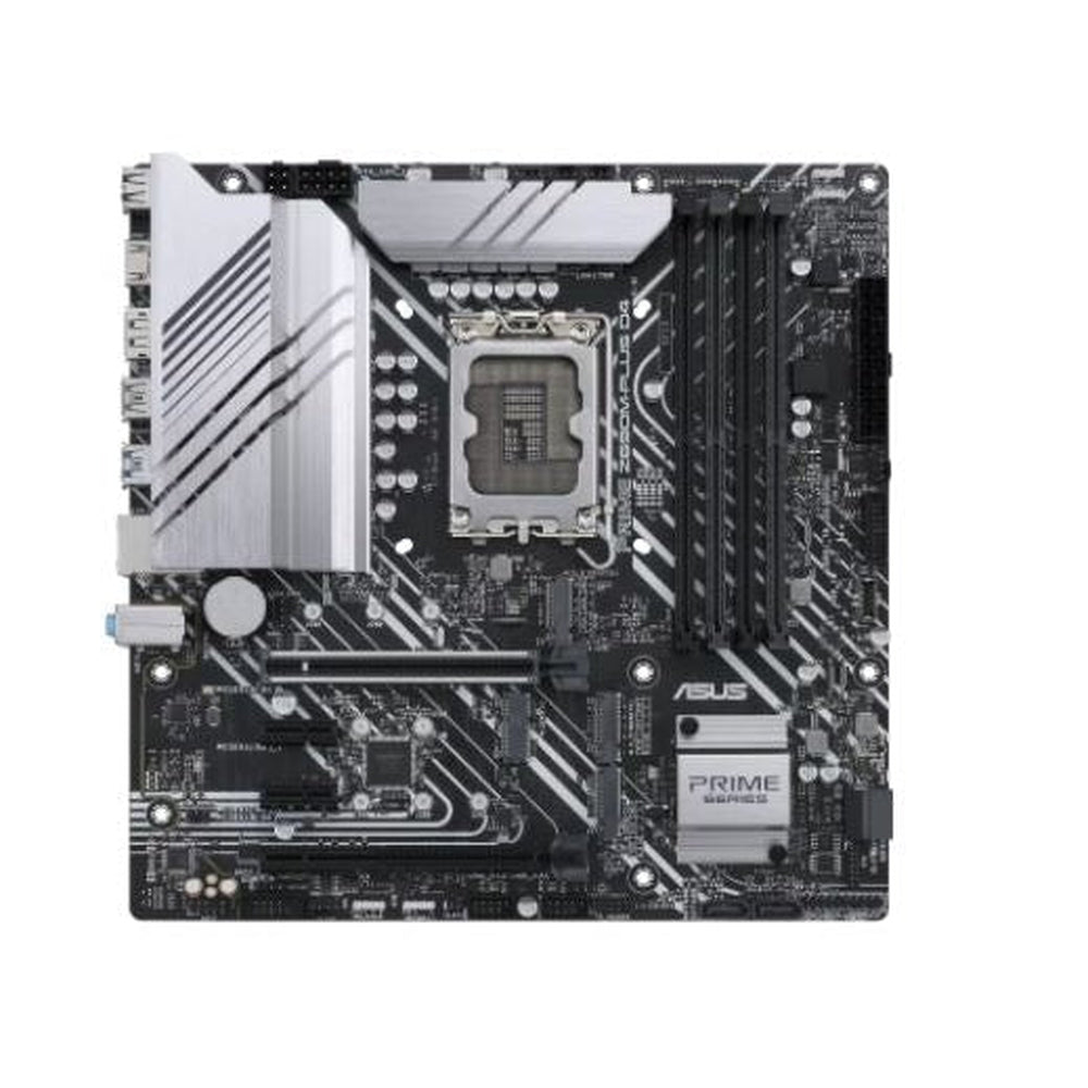 ASUS Intel Z690 (LGA 1700) mATX motherboard with PCIe 5.0 three M.2 slots 10+1 DrMOS DDR4 HDMI DisplayPort Intel 1 Gb Ethernet USB 3.2
