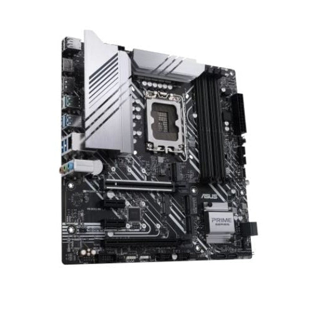 ASUS Intel Z690 (LGA 1700) mATX motherboard with PCIe 5.0 three M.2 slots 10+1 DrMOS DDR4 HDMI DisplayPort Intel 1 Gb Ethernet USB 3.2